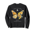 Butterfly Fly Away Y2K Grunge Sweatshirt - Streetwear Style Men Women - T-Shirt, Sweatshirt, Hoodie
