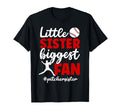 Little Sister Baseball Pitcher Sister T-Shirt - Novelty Apparel Unisex - T-Shirt, Sweatshirt, Hoodie