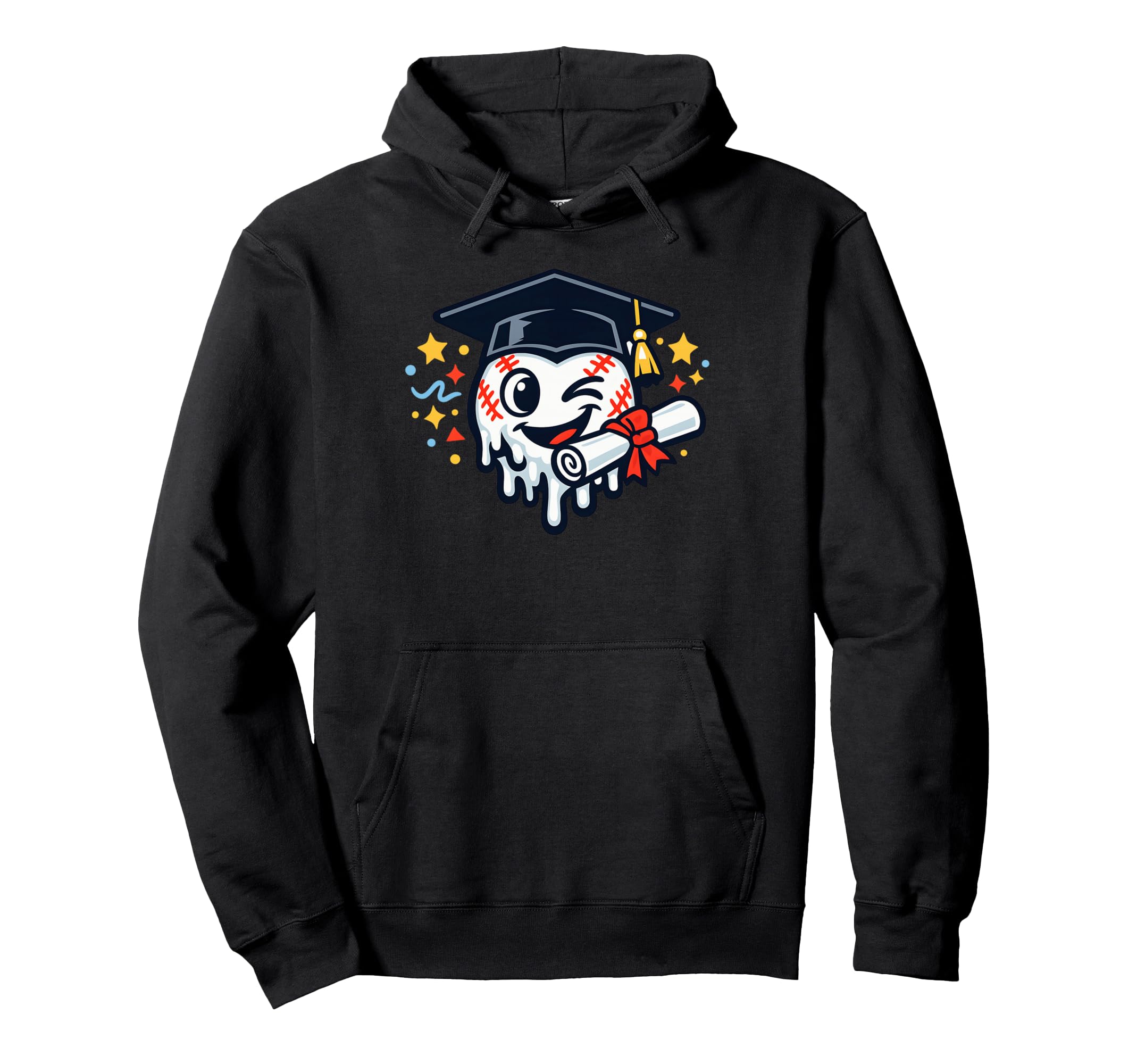 Ice Cream Drip Graduation Class Hoodie - Novelty Apparel for Adults - T-Shirt, Sweatshirt, Hoodie