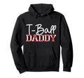 T Ball Daddy Leopard Baseball T Ball Hoodie - Custom Art Print Men Women - T-Shirt, Sweatshirt, Hoodie