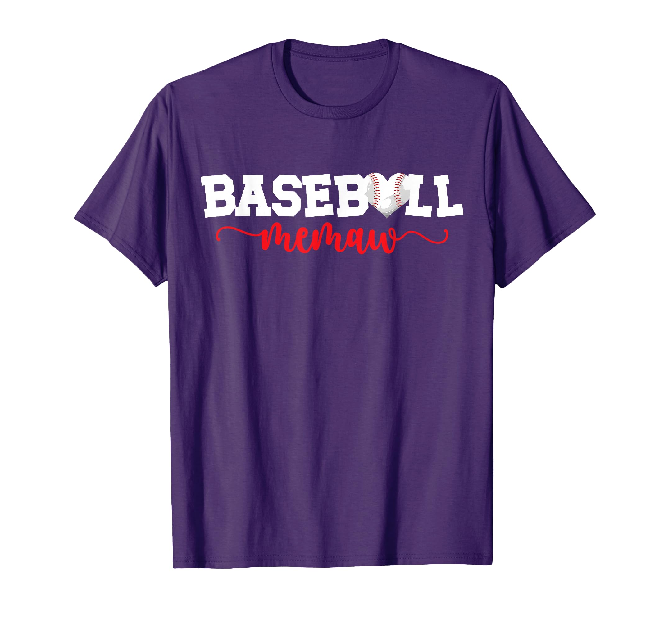 Baseball Memaw Baseball Player Memaw T-Shirt - Custom Art Print for Adults - T-Shirt, Sweatshirt, Hoodie