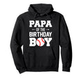 Papa Birthday Funny Baseball Family Hoodie - Custom Art Print Unisex - T-Shirt, Sweatshirt, Hoodie