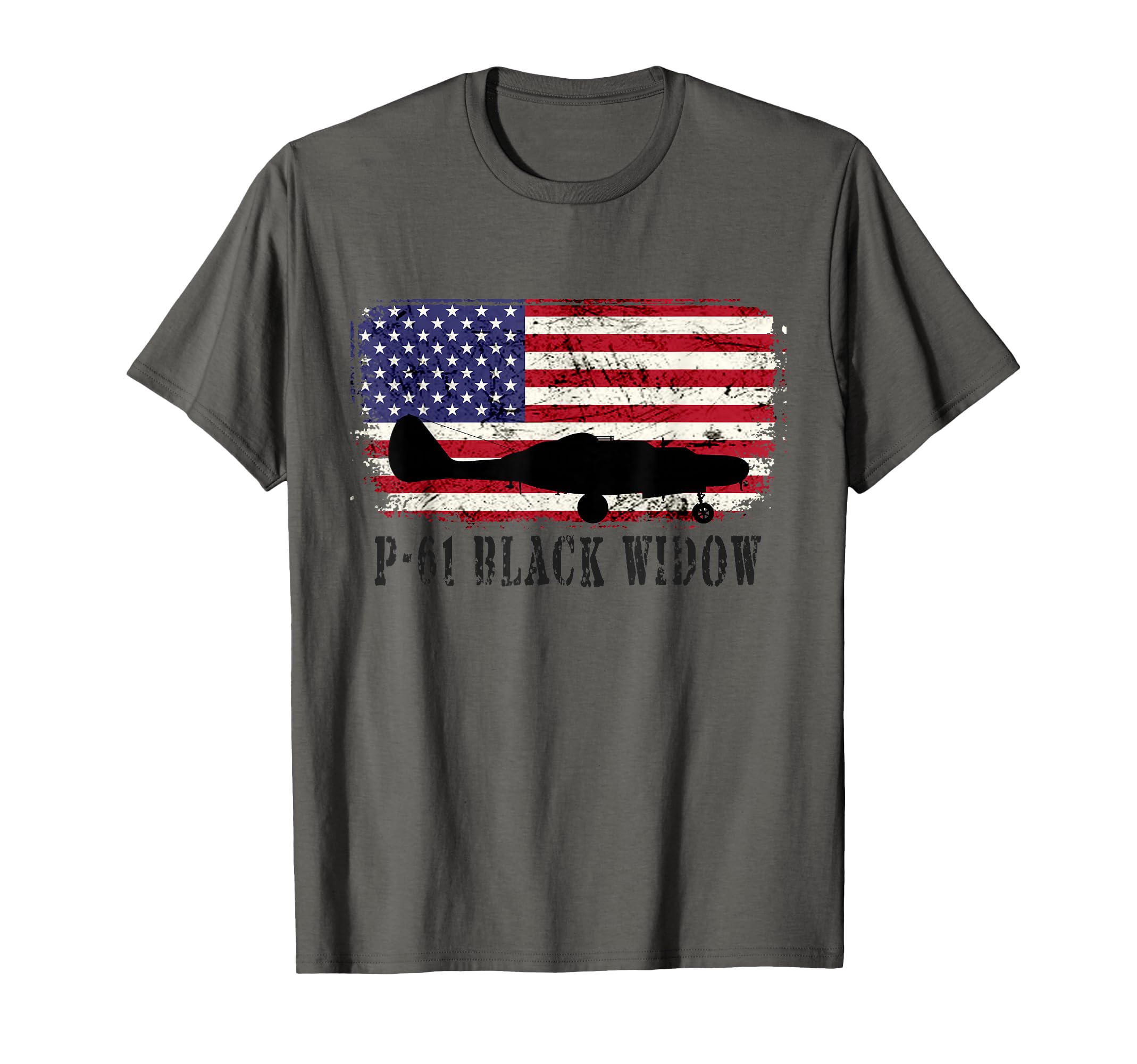 Patriotic P 61 Black Widow Wwii T-Shirt - Aesthetic Graphic for Adults - T-Shirt, Sweatshirt, Hoodie