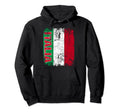 Italia Italy Italian Flag Distressed Hoodie - Aesthetic Graphic for Adults - T-Shirt, Sweatshirt, Hoodie