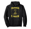 Snowmobiling Is Magical Sun Hoodie - Casual Everyday Wear for Adults - T-Shirt, Sweatshirt, Hoodie