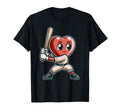 Valentines Day Heart Baseball Team T-Shirt - Aesthetic Graphic Unisex - T-Shirt, Sweatshirt, Hoodie