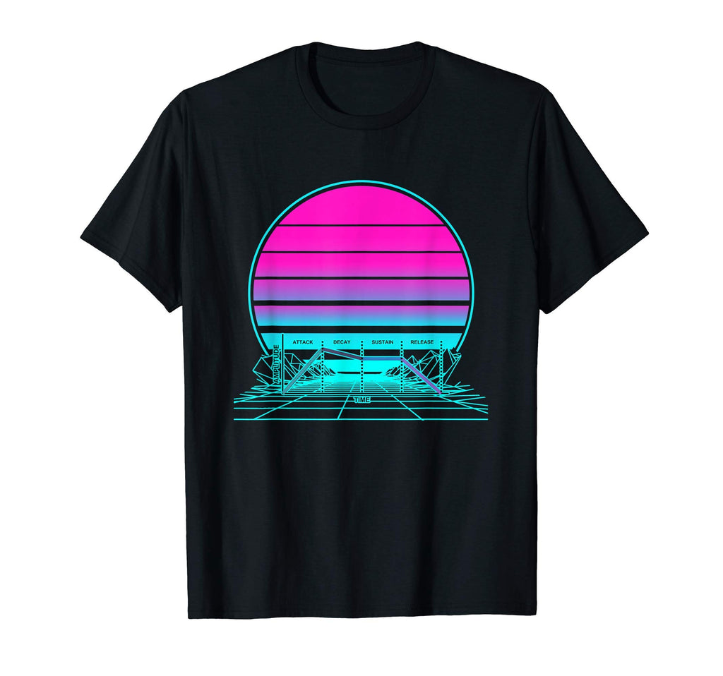 Sunset Adsr Synth T-Shirt - Novelty Apparel Men Women - T-Shirt, Sweatshirt, Hoodie