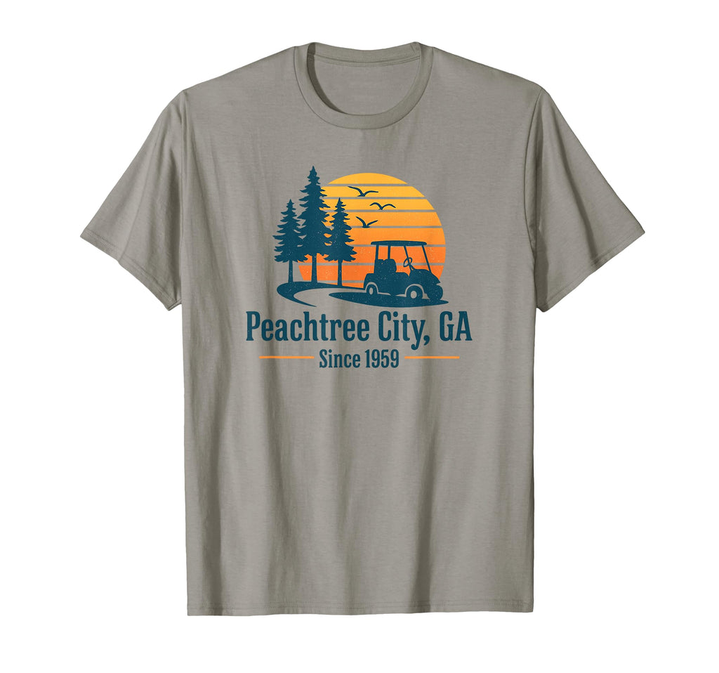 Peachtree City Ga Golf Cart Sunset Since T-Shirt - Graphic Print Unisex - T-Shirt, Sweatshirt, Hoodie
