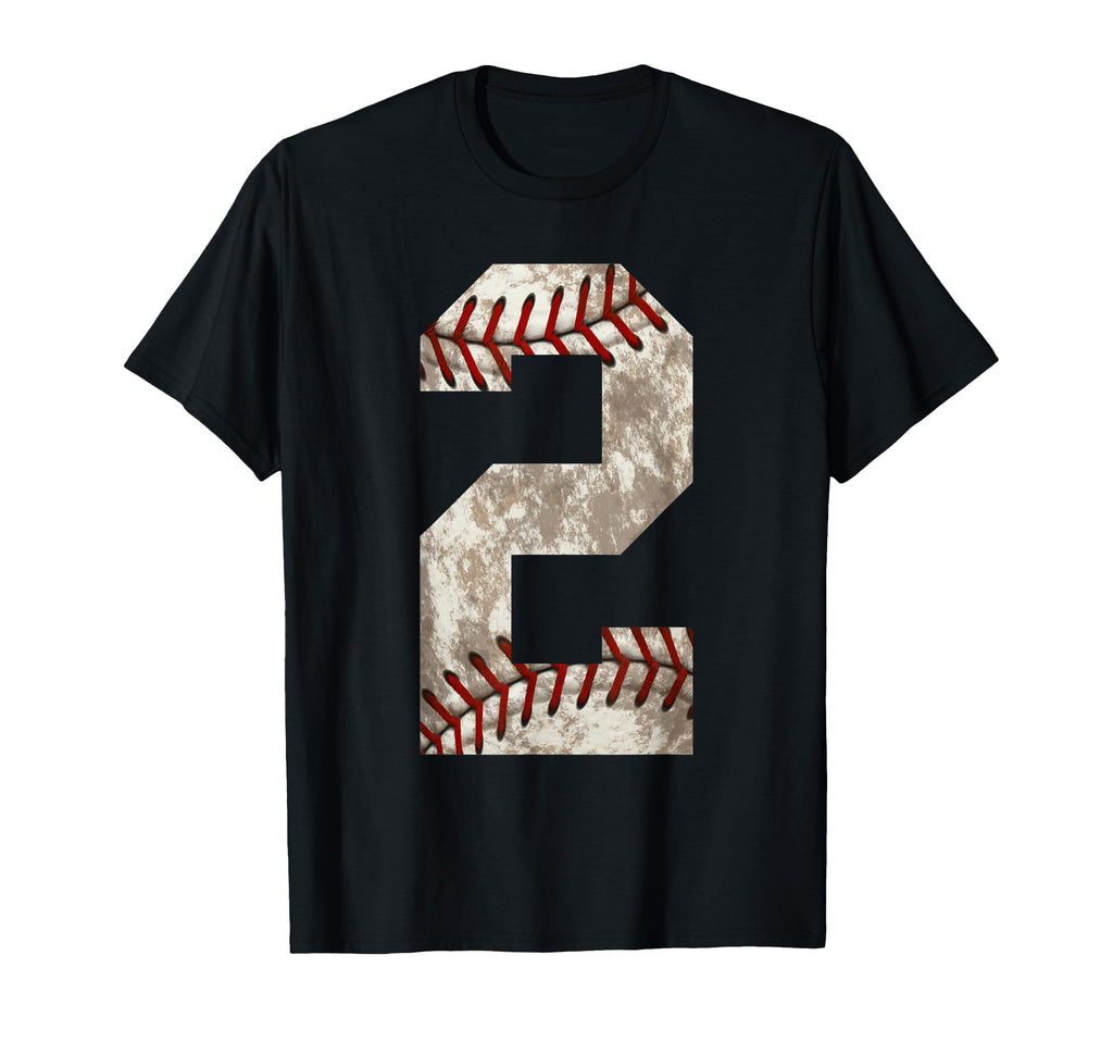 Baseball Team Player Jersey Number 2 T-Shirt - Minimalist Print Unisex - T-Shirt, Sweatshirt, Hoodie