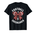 Womens Moms Coquette Bow Football Lover T-Shirt - Graphic Print Unisex - T-Shirt, Sweatshirt, Hoodie