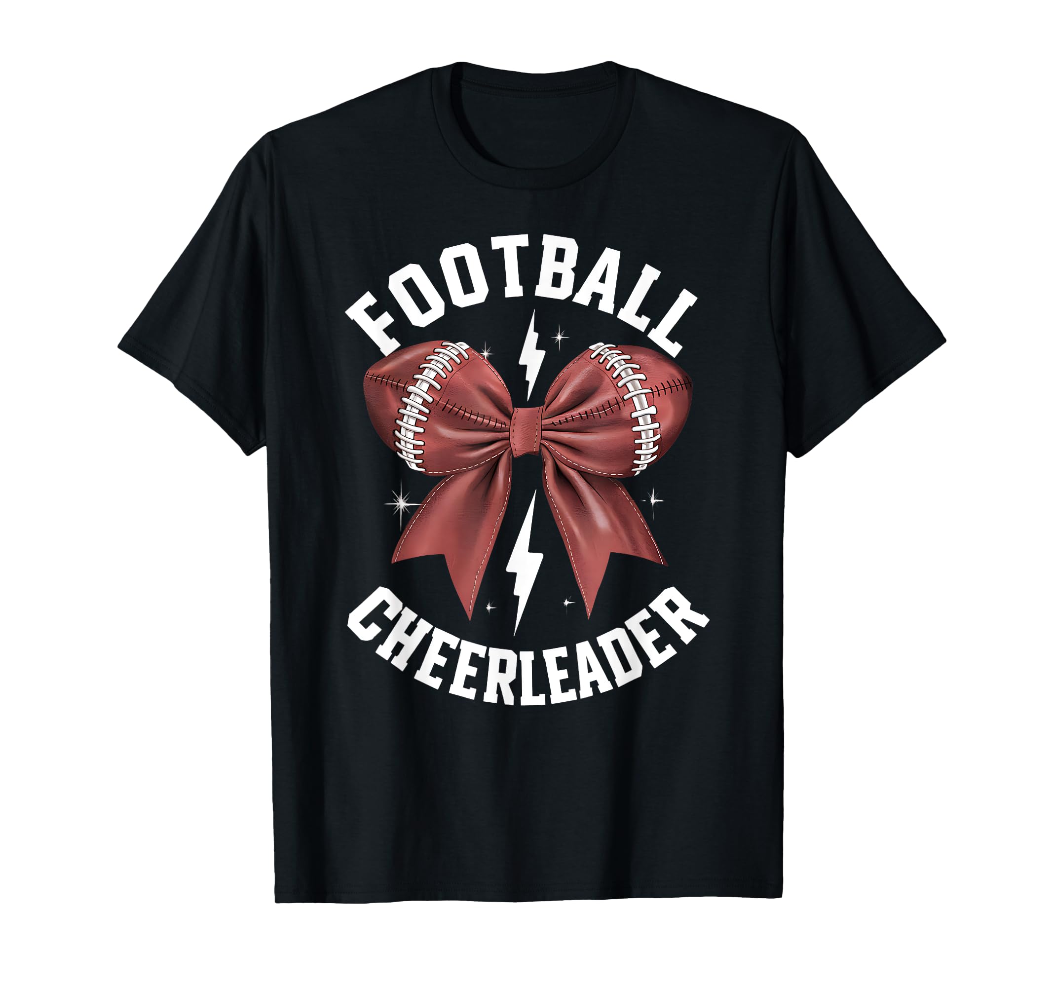 Womens Moms Coquette Bow Football Lover T-Shirt - Graphic Print Unisex - T-Shirt, Sweatshirt, Hoodie