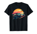 Sunset Speedster Race Car Enthusiast T-Shirt - Graphic Print Unisex - T-Shirt, Sweatshirt, Hoodie