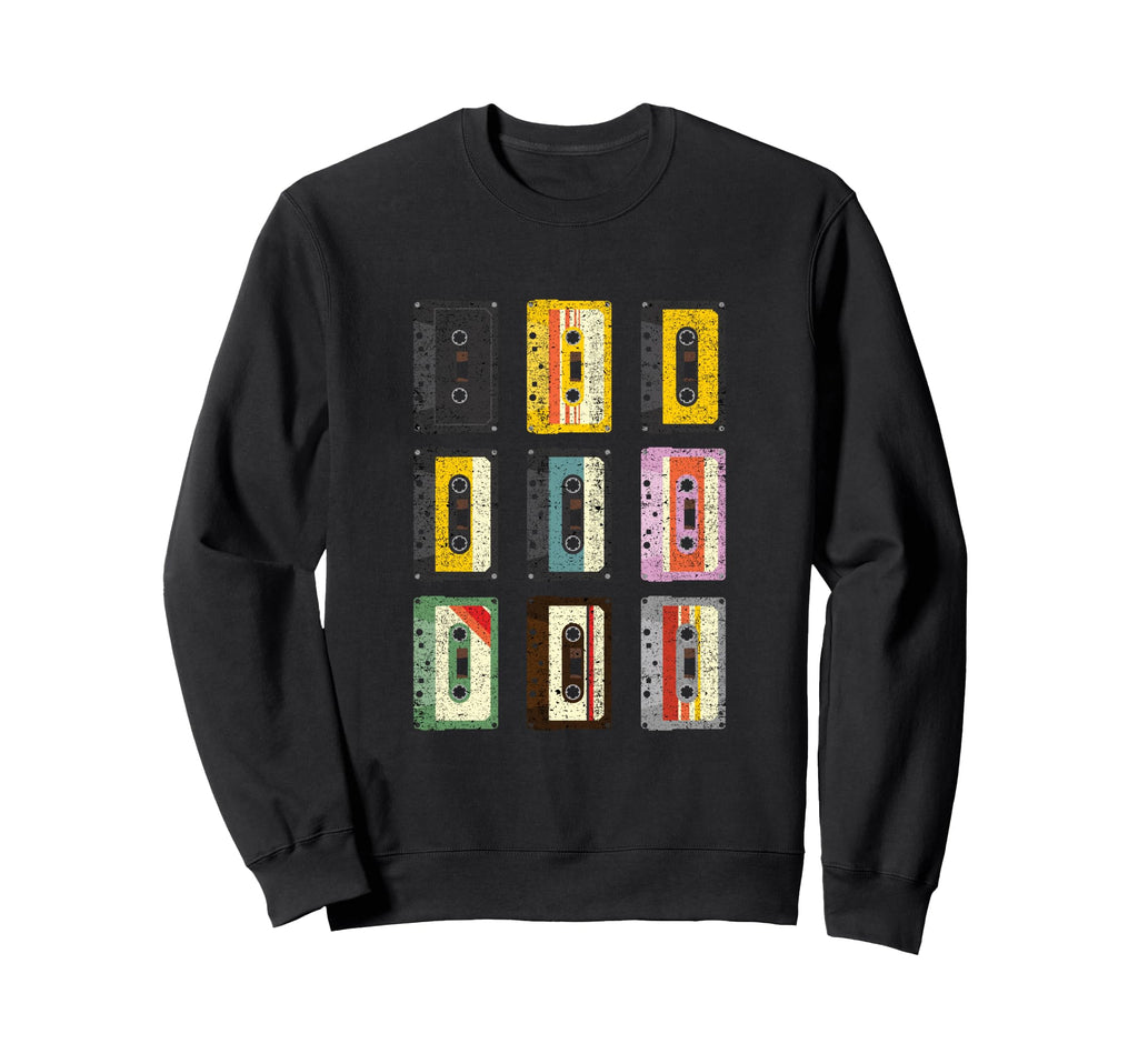 Set Cassette Tape Mixtapes 80S 90S Sweatshirt - Casual Everyday Wear Unisex - T-Shirt, Sweatshirt, Hoodie