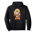 Funny Buddha Guitar Player Rock Music Hoodie - Trendy Graphic Men Women - T-Shirt, Sweatshirt, Hoodie