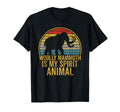 Woolly Mammoth Sunset Spirit Animal T-Shirt - Unique Graphic Unisex - T-Shirt, Sweatshirt, Hoodie