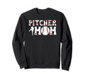 Baseball Pitcher Mom Baseball Sweatshirt - Aesthetic Graphic Unisex - T-Shirt, Sweatshirt, Hoodie