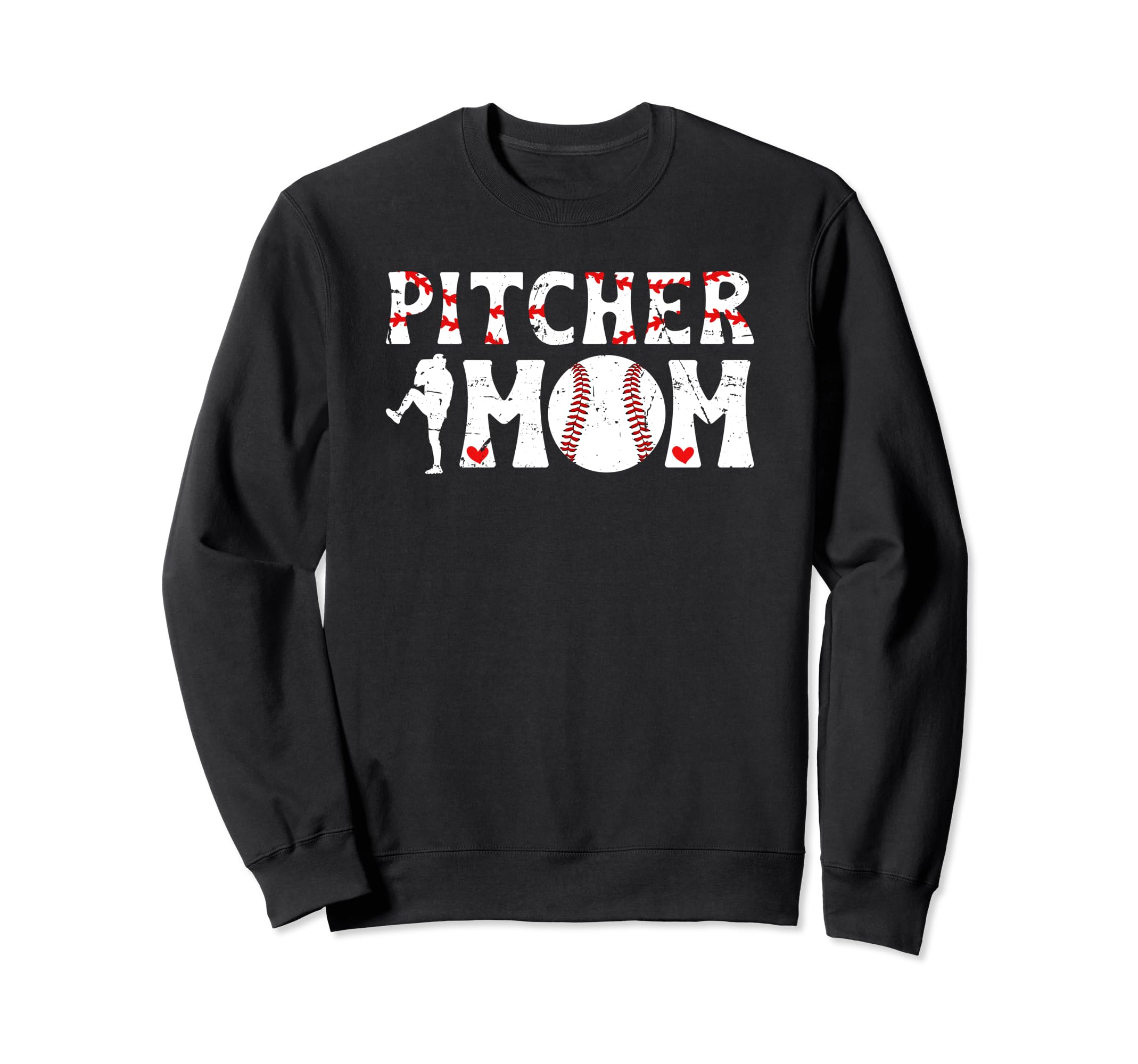 Baseball Pitcher Mom Baseball Sweatshirt - Aesthetic Graphic Unisex - T-Shirt, Sweatshirt, Hoodie