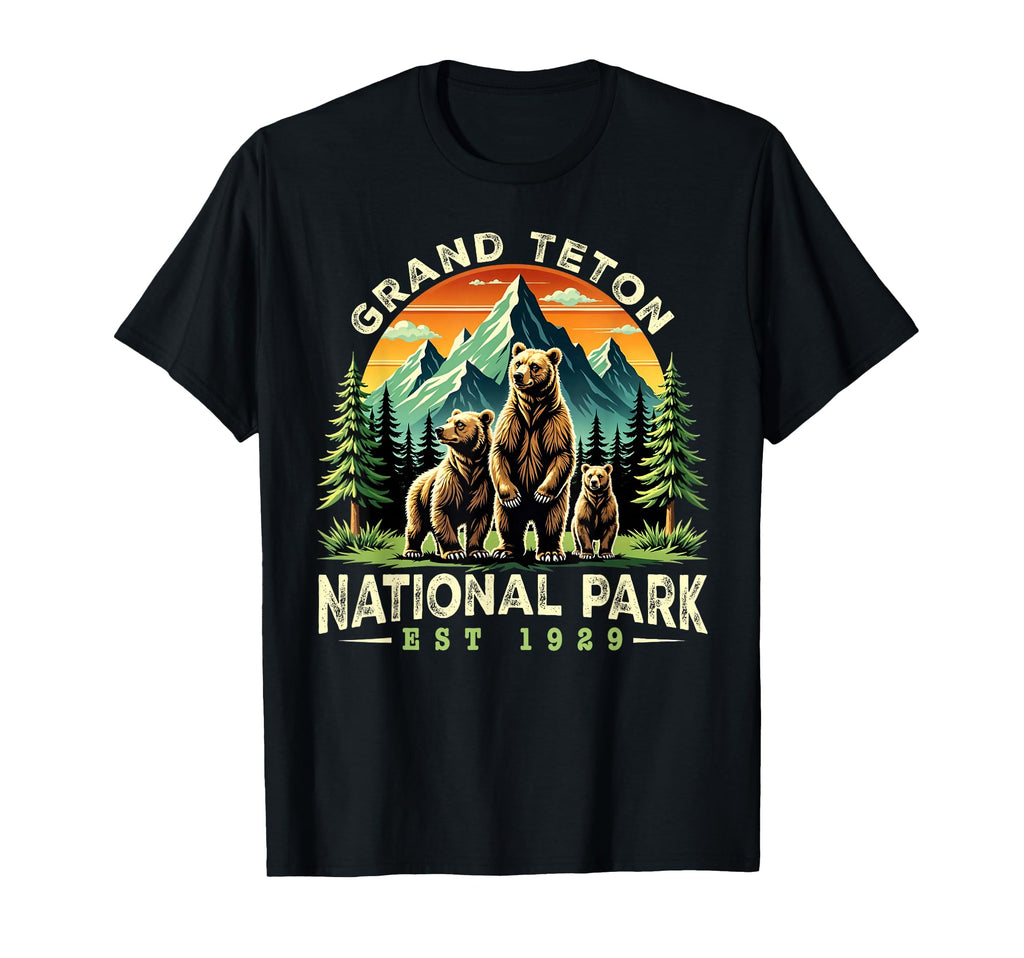 Hiking Grand Teton National Park T-Shirt - Streetwear Style for Adults - T-Shirt, Sweatshirt, Hoodie