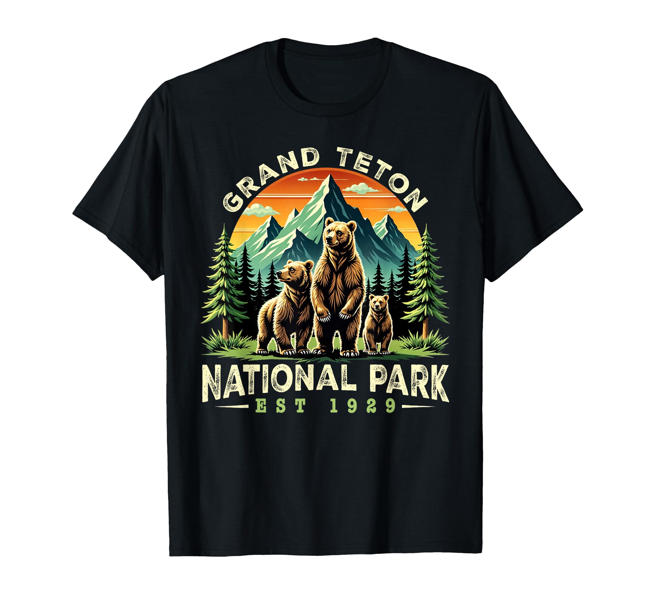 Hiking Grand Teton National Park T-Shirt - Streetwear Style for Adults - T-Shirt, Sweatshirt, Hoodie