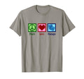 Peace Love Postage Stamps T-Shirt - Aesthetic Graphic Unisex - T-Shirt, Sweatshirt, Hoodie
