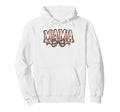 Leopard Baseball Mama Coquette Bow Funny Hoodie - Novelty Apparel Unisex - T-Shirt, Sweatshirt, Hoodie