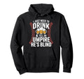 Funny Beer Mug Umpire Joke Baseball Fan Hoodie - Fun Novelty Design Unisex - T-Shirt, Sweatshirt, Hoodie