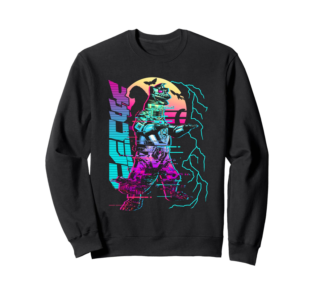 Godzilla Neon Mechagodzilla Sweatshirt - Streetwear Style Men Women - T-Shirt, Sweatshirt, Hoodie