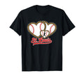 St Louis Leopard Heart Baseball T-Shirt - Custom Art Print for Adults - T-Shirt, Sweatshirt, Hoodie