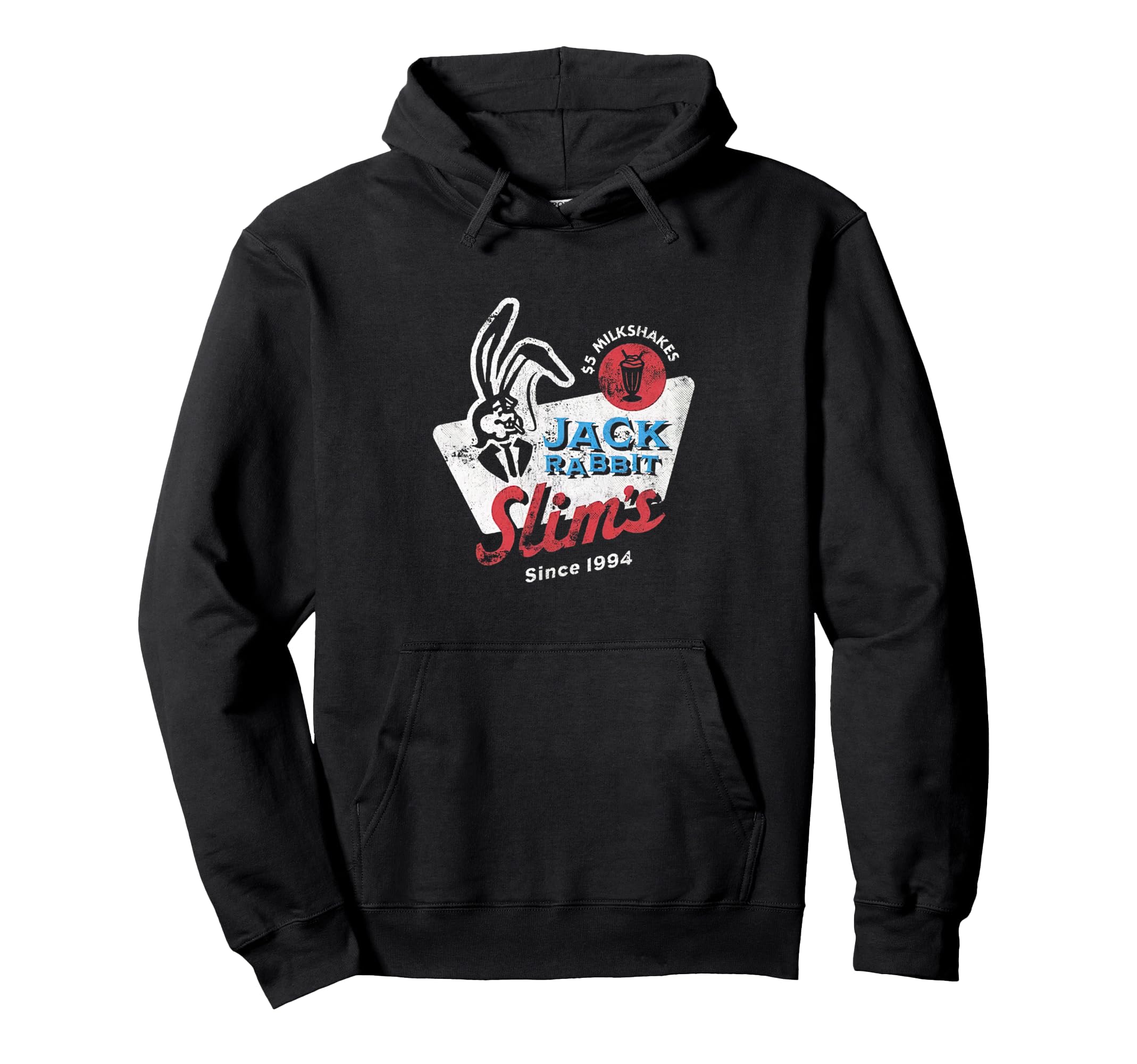 Rabbit Jack Slims Pulp Milkshake Hoodie - Novelty Apparel Men Women - T-Shirt, Sweatshirt, Hoodie