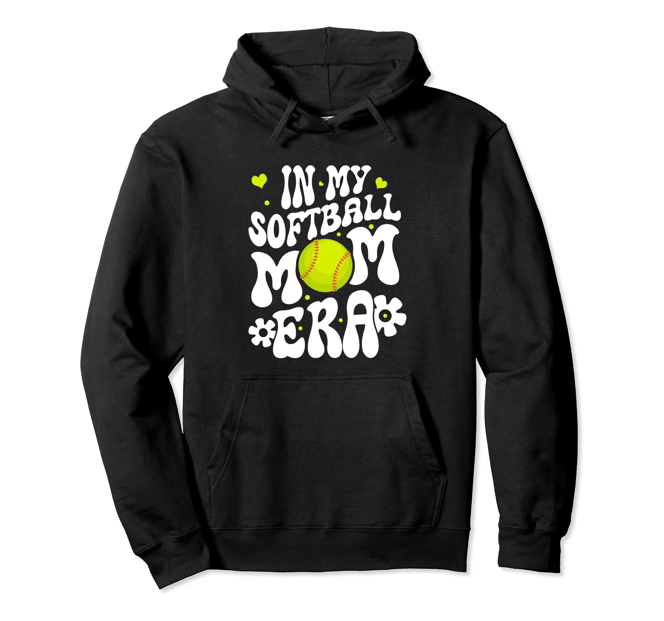 My Softball Mom Era Mothers Day Baseball Hoodie - Graphic Print Men Women - T-Shirt, Sweatshirt, Hoodie