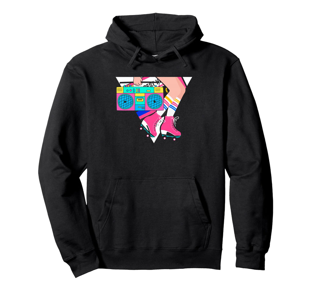 Roller Disco Skating 80S Roller Hoodie - Casual Everyday Wear for Adults - T-Shirt, Sweatshirt, Hoodie