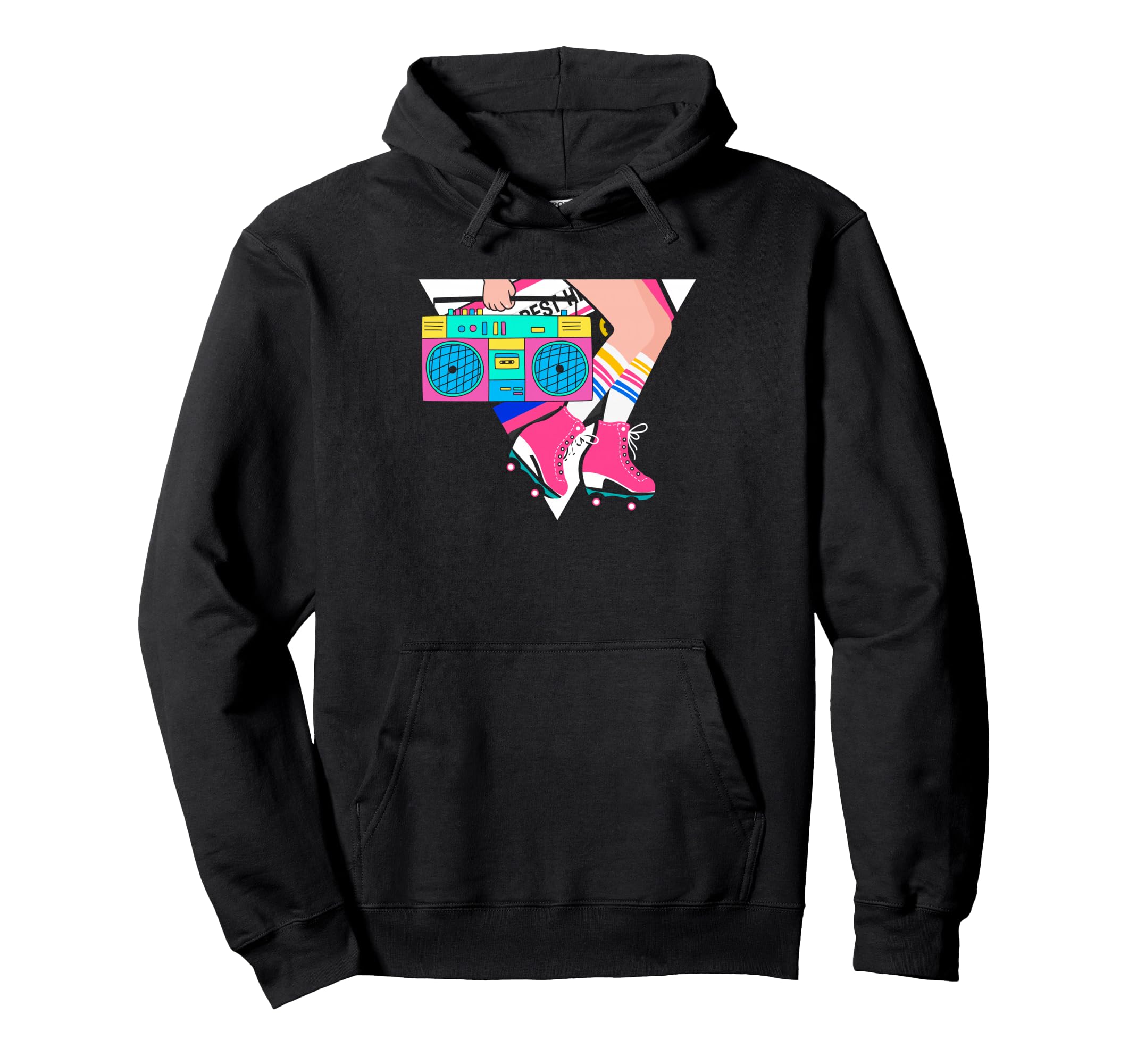Roller Disco Skating 80S Roller Hoodie - Casual Everyday Wear for Adults - T-Shirt, Sweatshirt, Hoodie