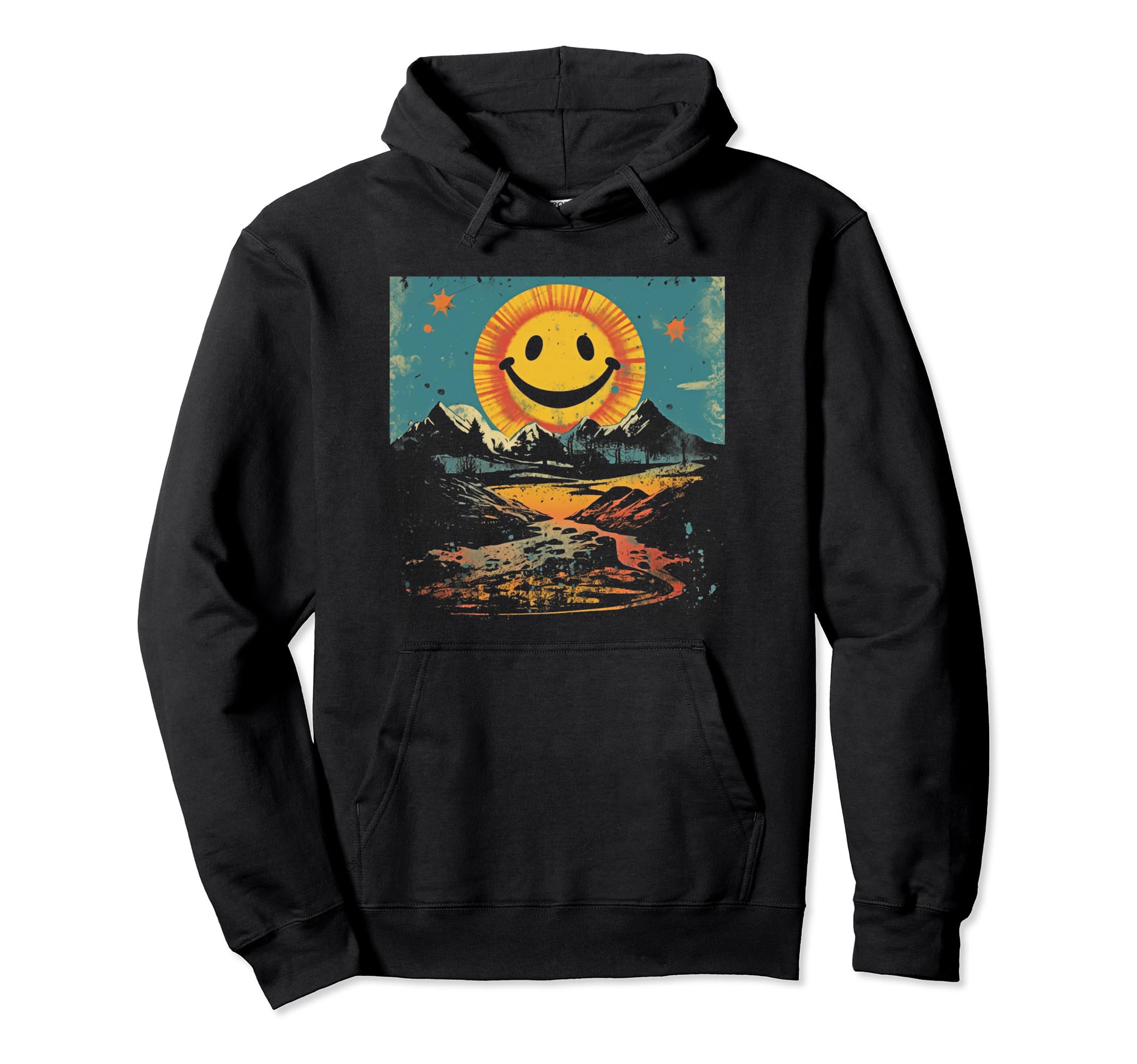 Sun Boho Groovy Sunshine Grunge 5 Hoodie - Aesthetic Graphic Men Women - T-Shirt, Sweatshirt, Hoodie