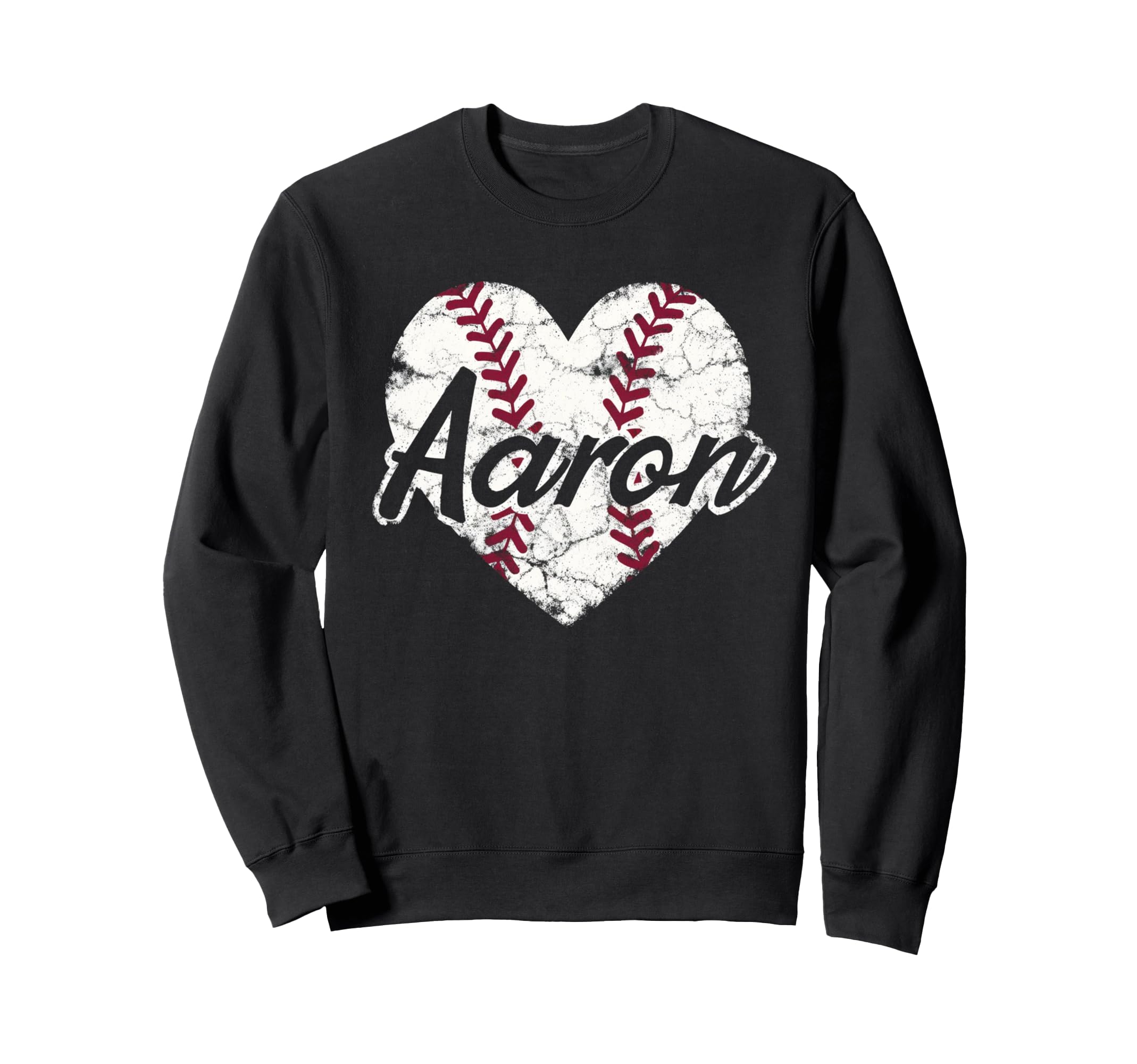 Aaron Baseball Personalized Name Sweatshirt - Novelty Apparel for Adults - T-Shirt, Sweatshirt, Hoodie