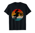 Motocross Dirt Bike Color 70S Stripes T-Shirt - Minimalist Print Unisex - T-Shirt, Sweatshirt, Hoodie