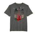 Guitar Angel Wings Love Peace Music T-Shirt - Custom Art Print for Adults - T-Shirt, Sweatshirt, Hoodie
