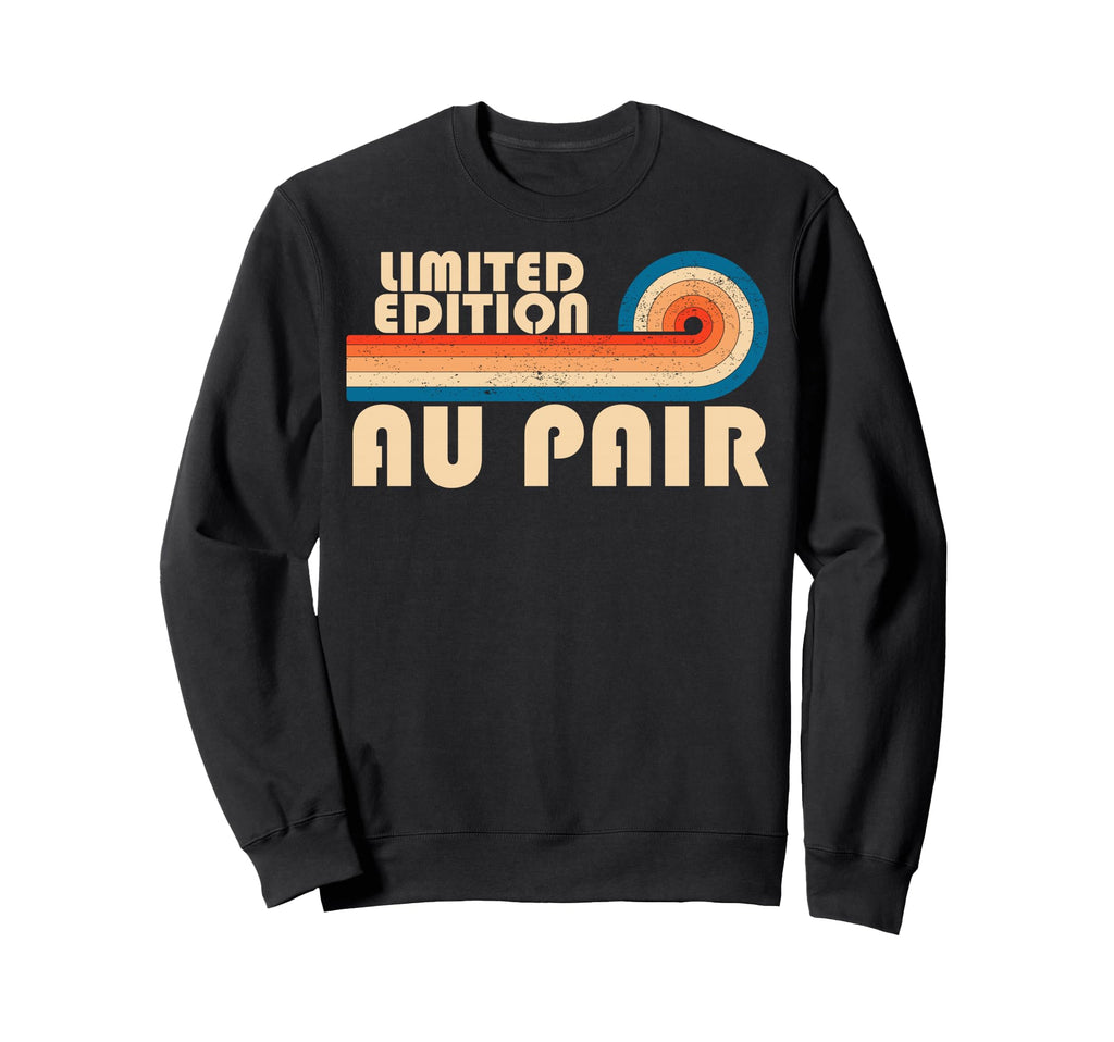 Au Pair 70S 80S Sunset Stripe Sweatshirt - Minimalist Print Men Women - T-Shirt, Sweatshirt, Hoodie