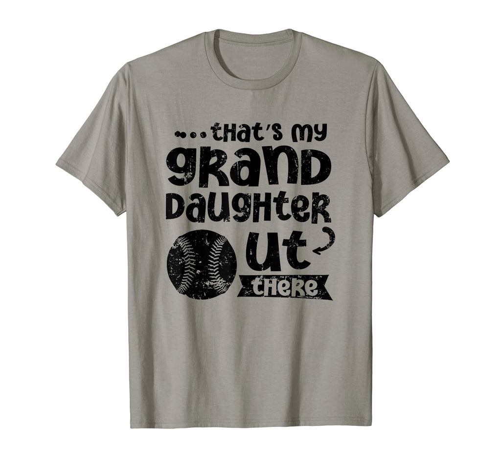 Thats My Granddaughter Out There Softball T-Shirt - Unique Graphic Unisex - T-Shirt, Sweatshirt, Hoodie