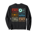 80S 90S Party Costume Cassette Tapes Sweatshirt - Unique Graphic for Adults - T-Shirt, Sweatshirt, Hoodie