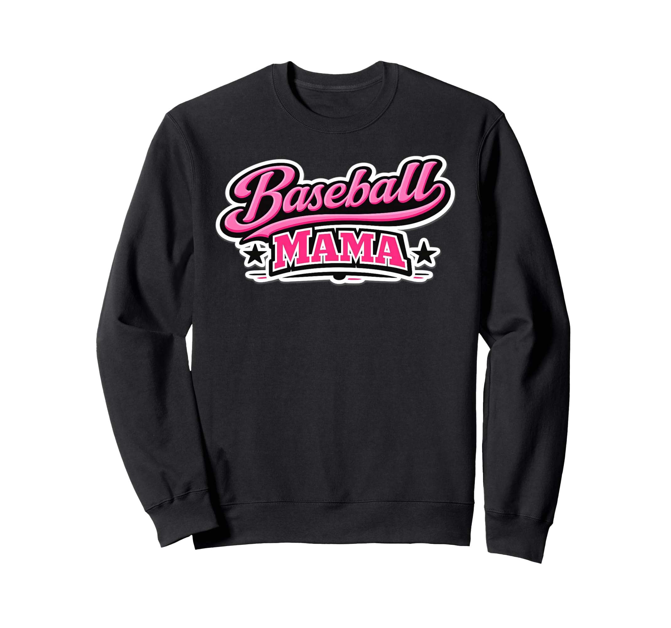 Baseball Mama Game Day Script Sweatshirt - Minimalist Print for Adults - T-Shirt, Sweatshirt, Hoodie