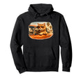 Cat Driving Car Smoking Cigarette Hoodie - Custom Art Print for Adults - T-Shirt, Sweatshirt, Hoodie