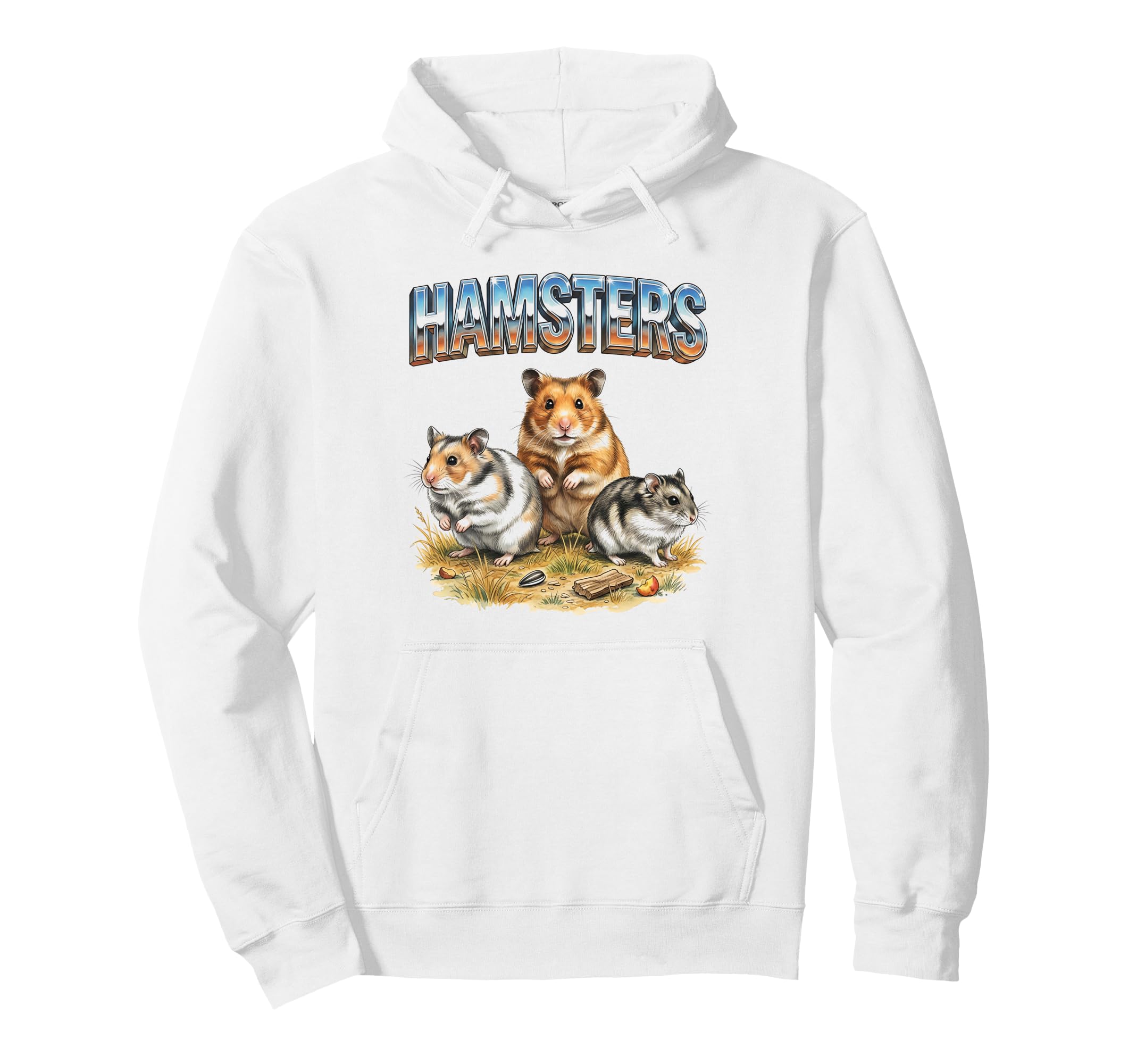 Hamsters 70S 90S Hamsters Animal Lover Hoodie - Unique Graphic Men Women - T-Shirt, Sweatshirt, Hoodie