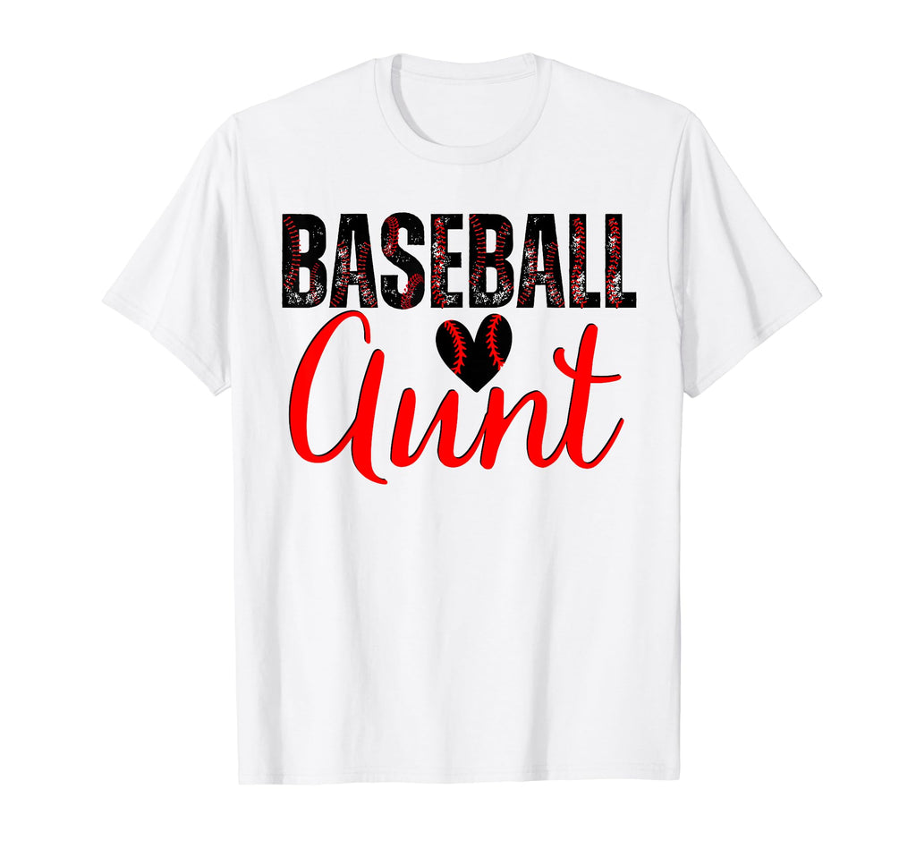 Baseball Aunt Family Matching Aunt T-Shirt - Aesthetic Graphic for Adults - T-Shirt, Sweatshirt, Hoodie