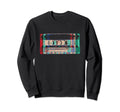 80S 90S Mixtape Glitch Cassette Sweatshirt - Casual Everyday Wear Unisex - T-Shirt, Sweatshirt, Hoodie