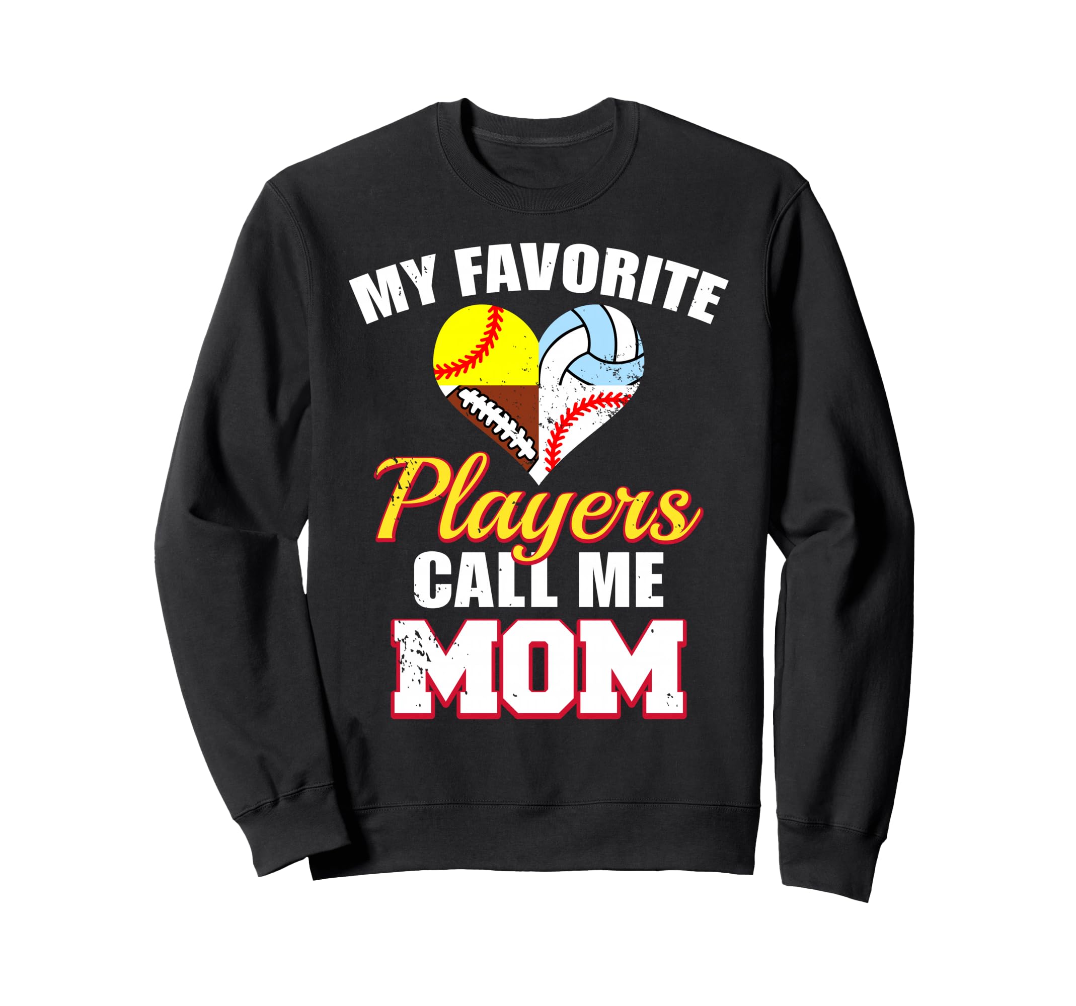 My Favorite Player Mom Football Sweatshirt - Casual Everyday Wear Unisex - T-Shirt, Sweatshirt, Hoodie