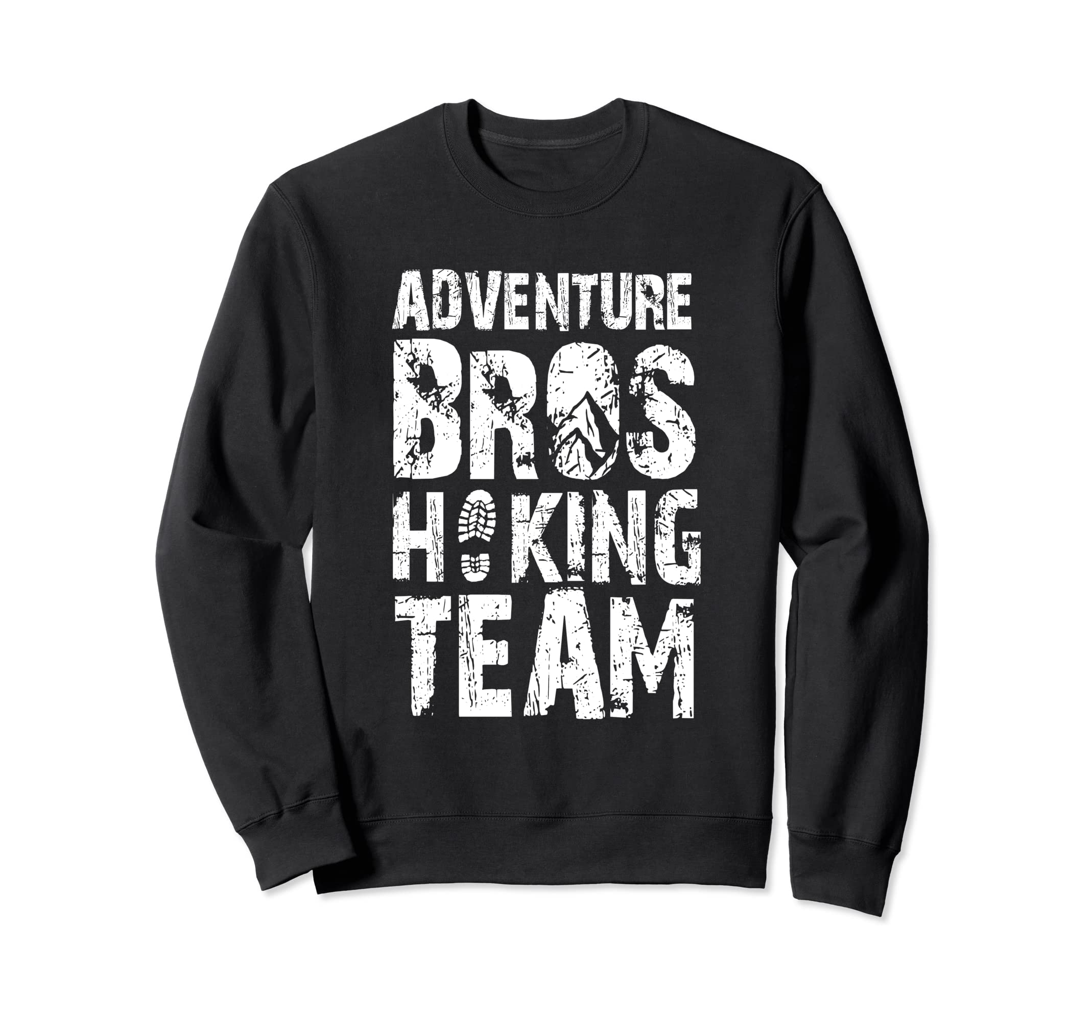 Adventure Bros Hiking Team Distressed Sweatshirt - Streetwear Style Unisex - T-Shirt, Sweatshirt, Hoodie