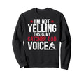 Baseball Catcher Dad Voice Dad Sweatshirt - Minimalist Print Men Women - T-Shirt, Sweatshirt, Hoodie
