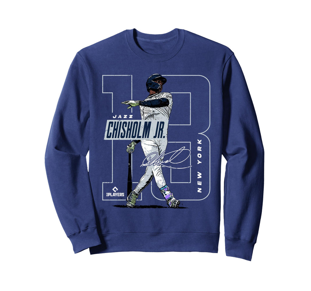 Jazz Chisholm New York Y Mlb Baseball Sweatshirt - Custom Art Print Unisex - T-Shirt, Sweatshirt, Hoodie