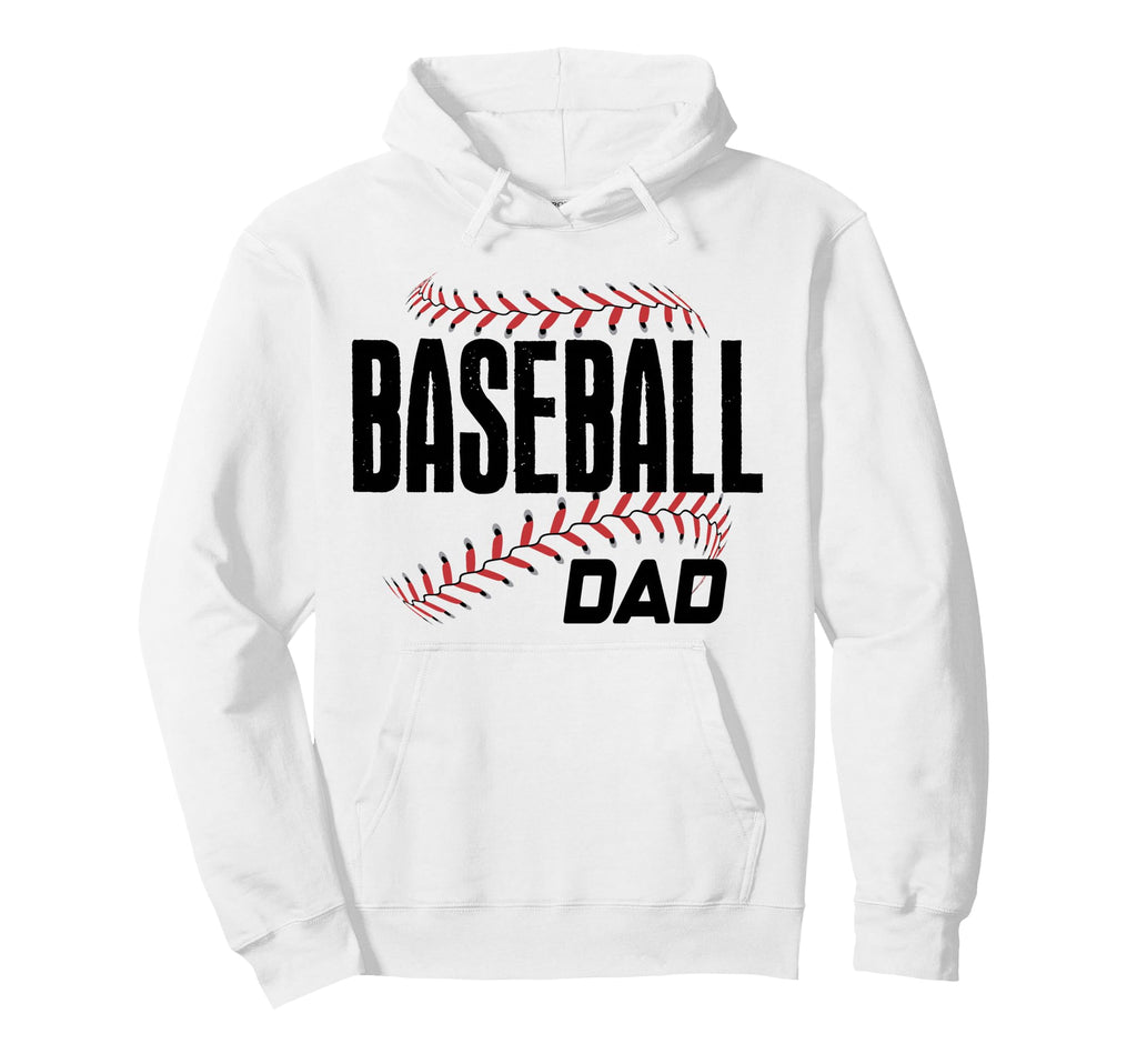 Baseball Dad Game Day Mascot Sports Team Hoodie - Unique Graphic Unisex - T-Shirt, Sweatshirt, Hoodie