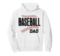 Baseball Dad Game Day Mascot Sports Team Hoodie - Unique Graphic Unisex - T-Shirt, Sweatshirt, Hoodie